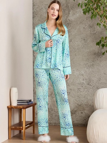 Pierre Cardin 1240 Emprime Pijama Takımı