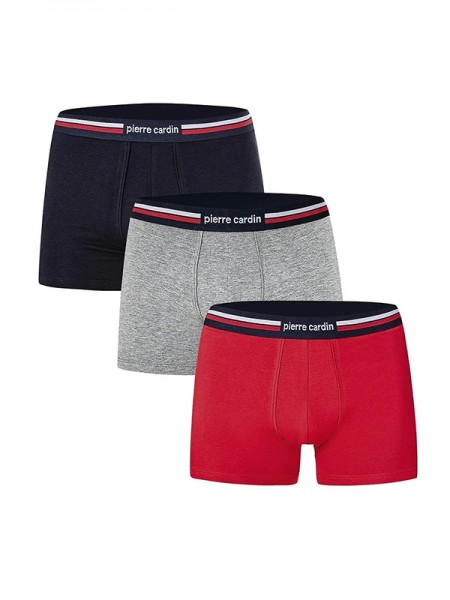 Pierre Cardin E395 Modal Renkli Stretch Boxer 3'lü Paket