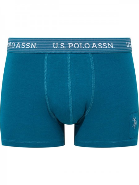 U.S. Polo 80515 Modal Desenli Erkek Boxer 3'lü Paket